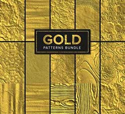 85张高清的黄金纹理图案：85 Gold Patterns Bundle